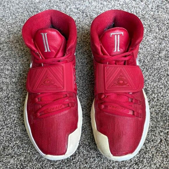 Nike Kyrie 6 ID Red Custom By You Basketball Sneakers Size 8 Men's - Picture 3 of 8